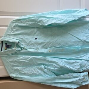 Duck Head Men's Light Blue Striped Shirt